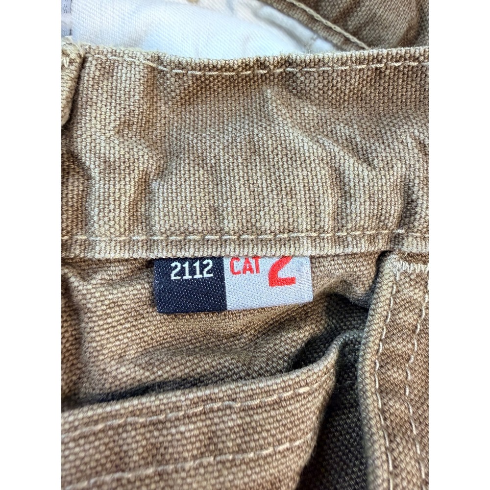 Carhartt FR Pants Mens 32x32 Brown Flame Resistant Workwear Duck Canvas Faded 10 - Picture 10 of 12